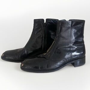 Ankle Boots Florsheim 17074-01 Men’s Size 10 Shoes Dress Casual Black Leather